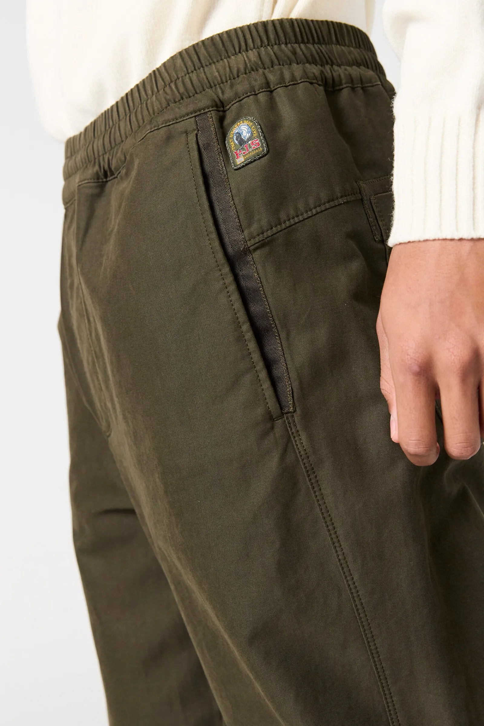 Parajumpers Broeken-ERASMO - LANGE BROEK DEEP MOSS