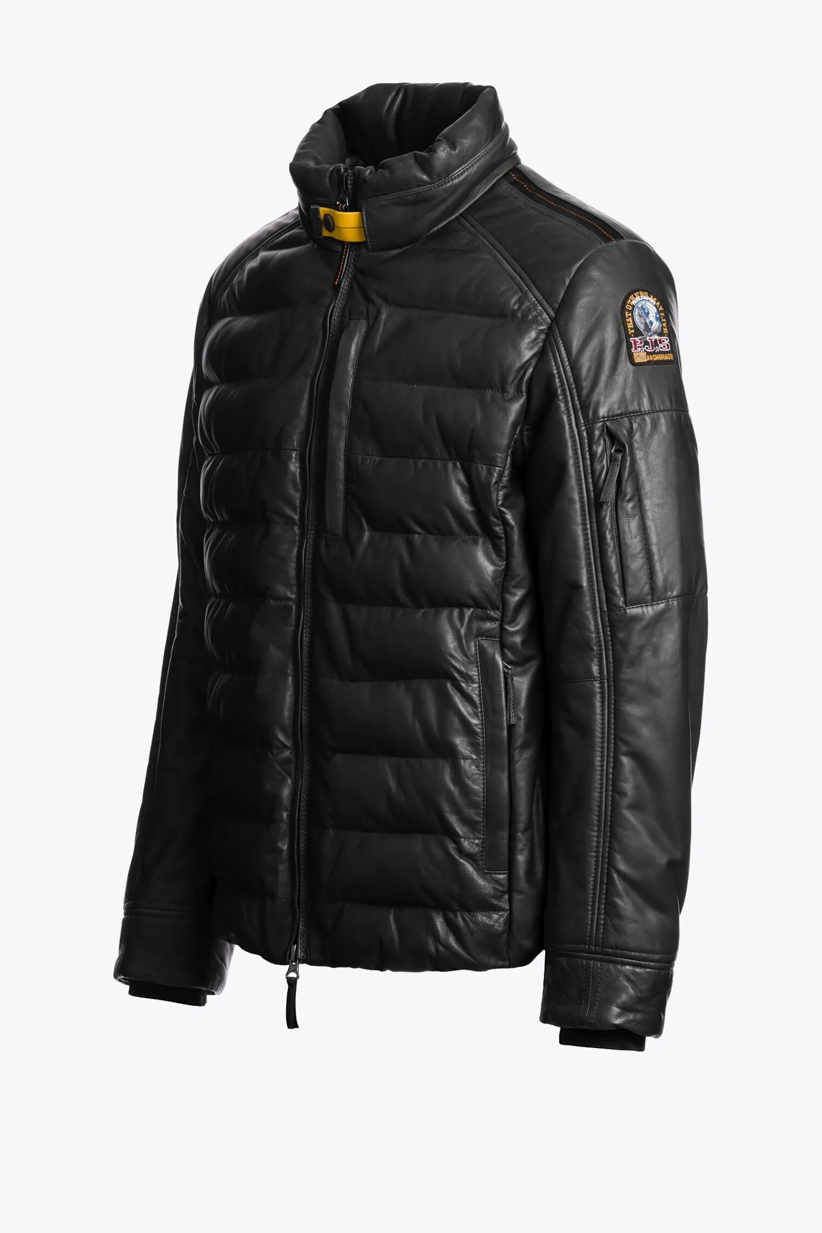 Parajumpers Leren Jasjes|Jasjes-ERNIE - LEREN JAS BLACK
