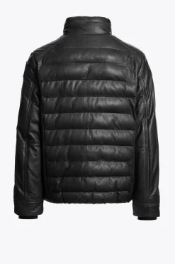 Parajumpers Leren Jasjes|Jasjes-ERNIE - LEREN JAS BLACK