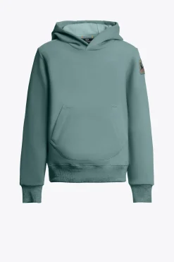 Parajumpers Jongens-EVEREST - FLEECE MET CAPUCHON PURITAN GREY