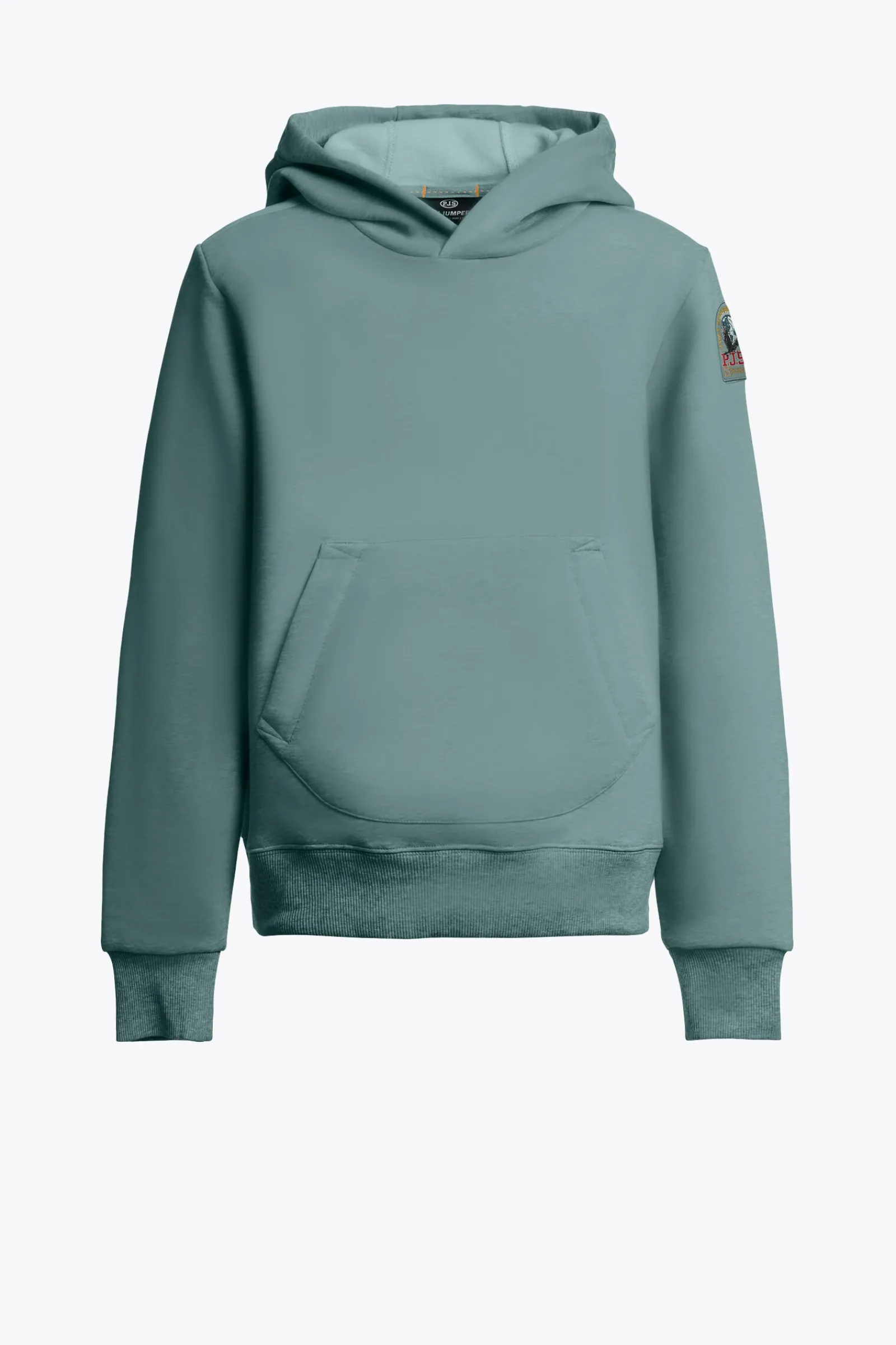 Parajumpers Jongens-EVEREST - FLEECE MET CAPUCHON PURITAN GREY