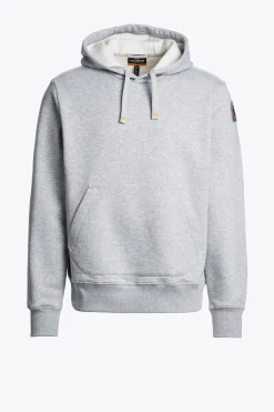 Parajumpers Sweaters-EVEREST - FLEECE MET CAPUCHON ASH GREY MELANGE