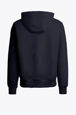 Parajumpers Sweaters-EVEREST - FLEECE MET CAPUCHON BLUE NAVY