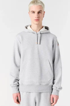 Parajumpers Sweaters-EVEREST - FLEECE MET CAPUCHON BLUE NAVY