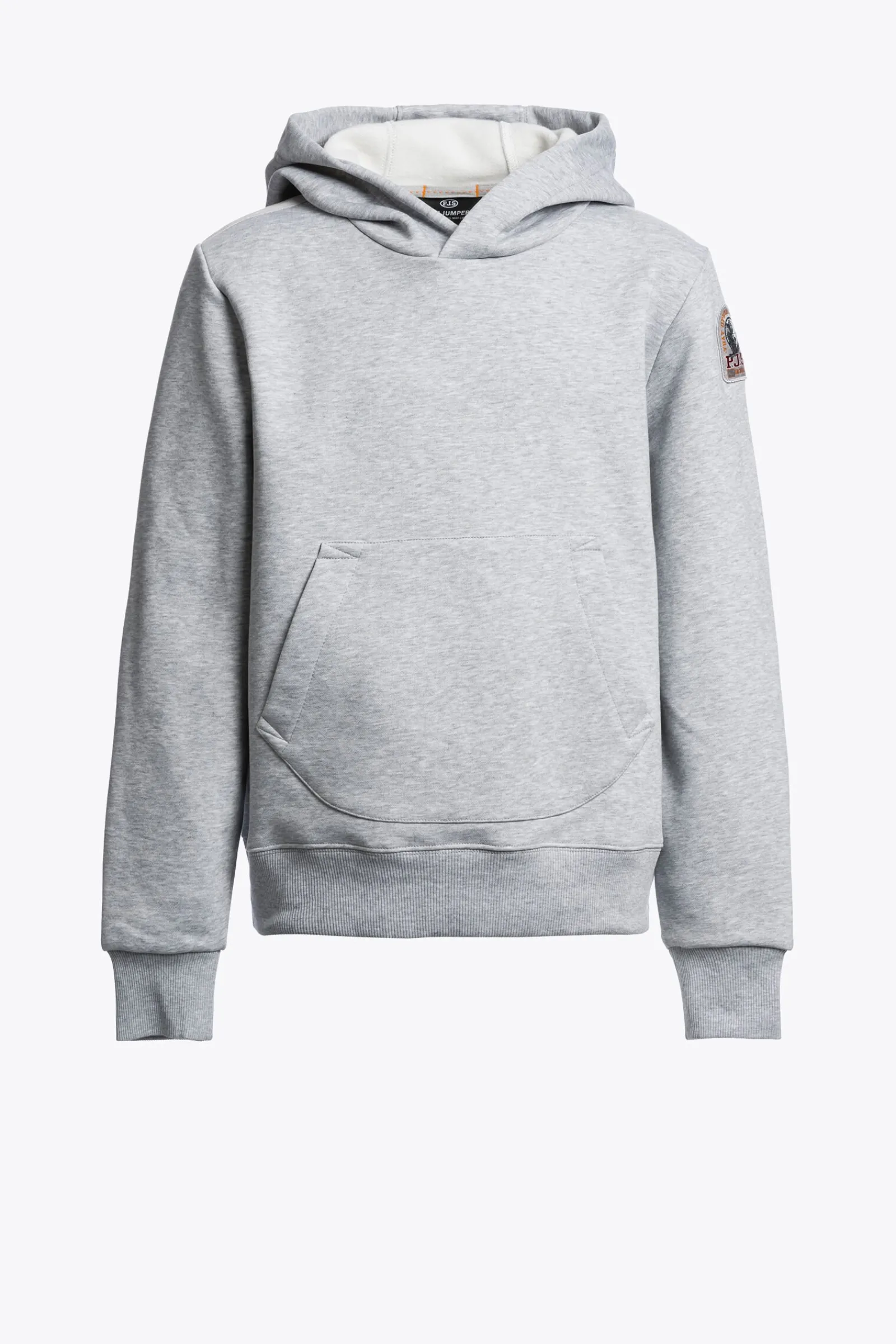Parajumpers Jongens-EVEREST - FLEECE MET CAPUCHON ASH GREY MELANGE