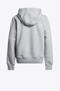 Parajumpers Jongens-EVEREST - FLEECE MET CAPUCHON ASH GREY MELANGE