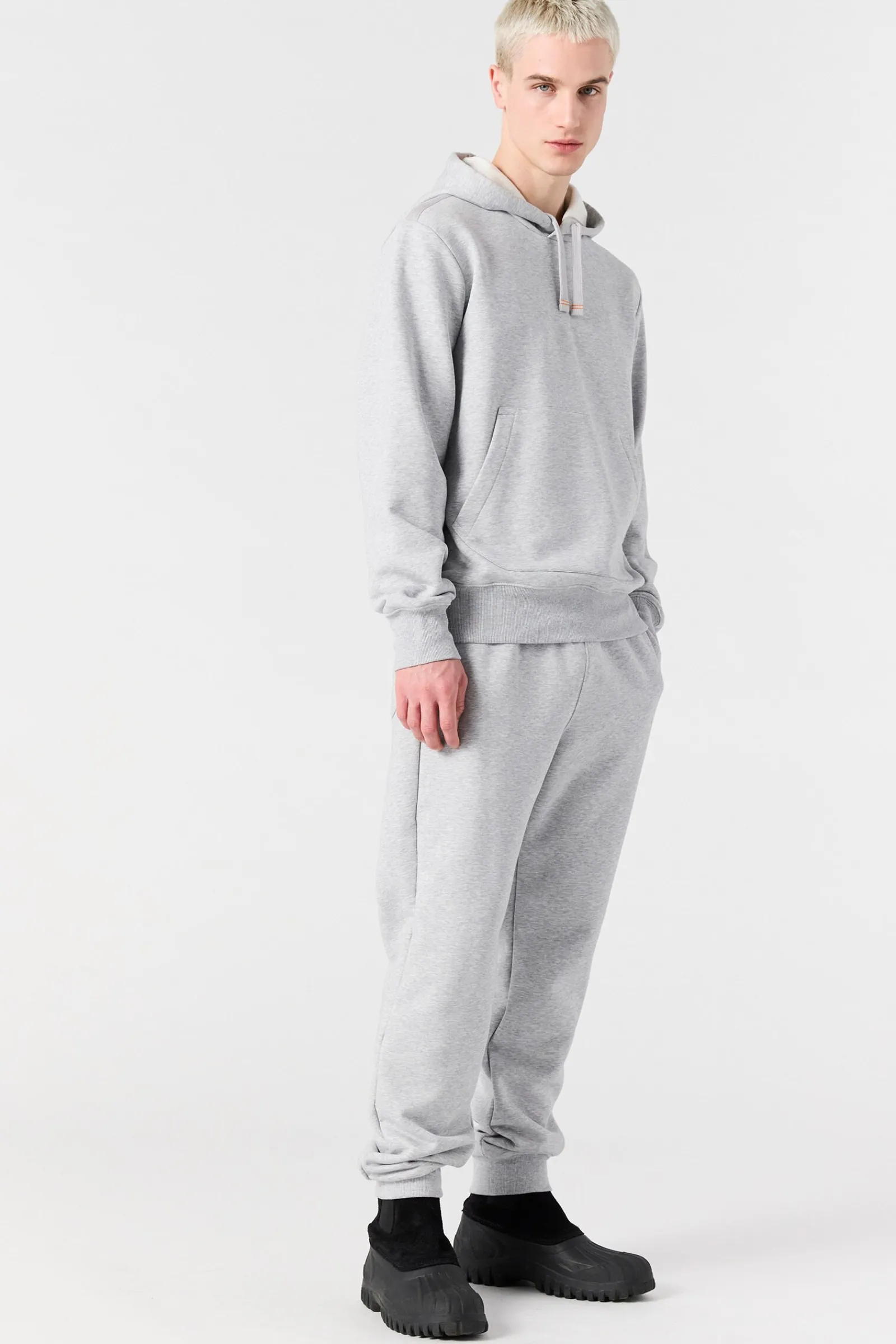 Parajumpers Sweaters-EVEREST - FLEECE MET CAPUCHON BLACK