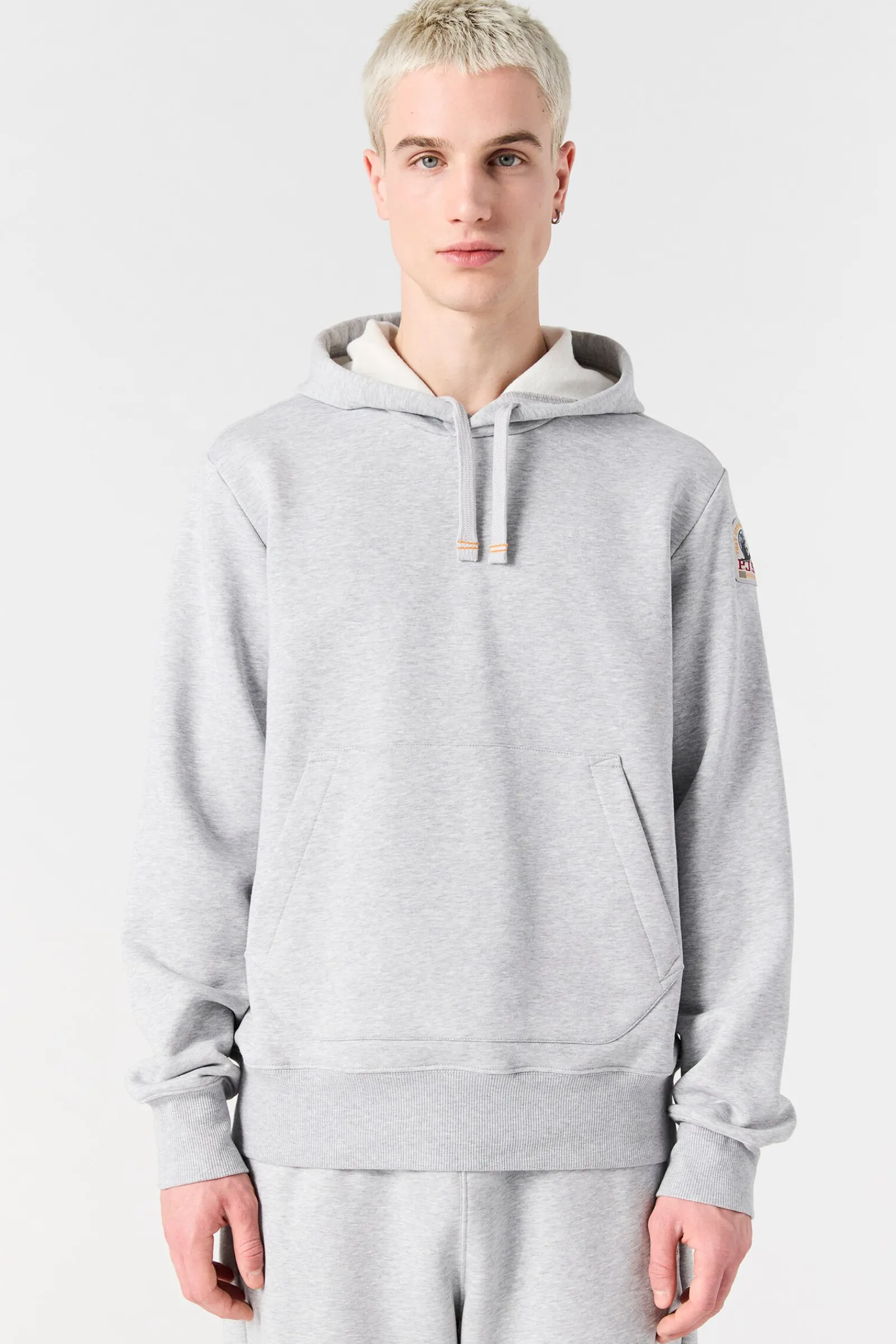 Parajumpers Sweaters-EVEREST - FLEECE MET CAPUCHON BLACK