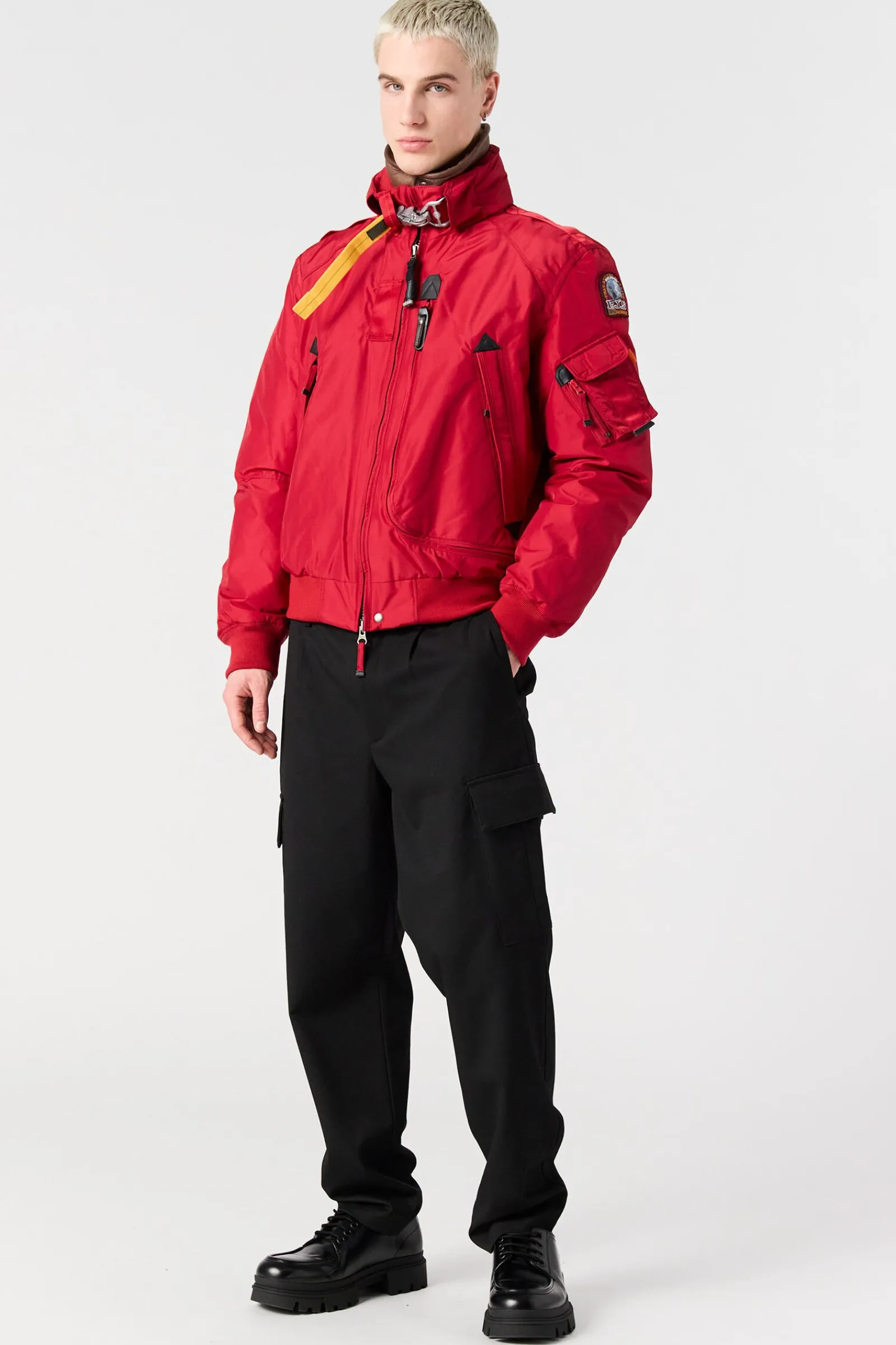 Parajumpers Bomberjacken|Jasjes-FIRE S. - BOMBERJACK MET CAPUCHON RED