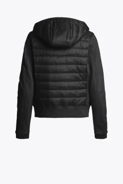 Parajumpers Bomberjacken|Hybrids-FORTUNE - HYBRIDE FLEECE SWEATER BLACK