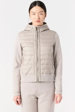 Parajumpers Bomberjacken|Hybrids-FORTUNE - HYBRIDE FLEECE SWEATER BLACK