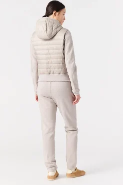 Parajumpers Bomberjacken|Hybrids-FORTUNE - HYBRIDE FLEECE SWEATER BLACK