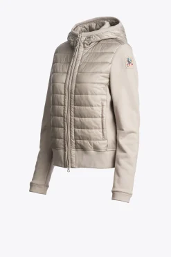 Parajumpers Bomberjacken|Hybrids-FORTUNE - HYBRIDE FLEECE SWEATER CHATEAU GREY