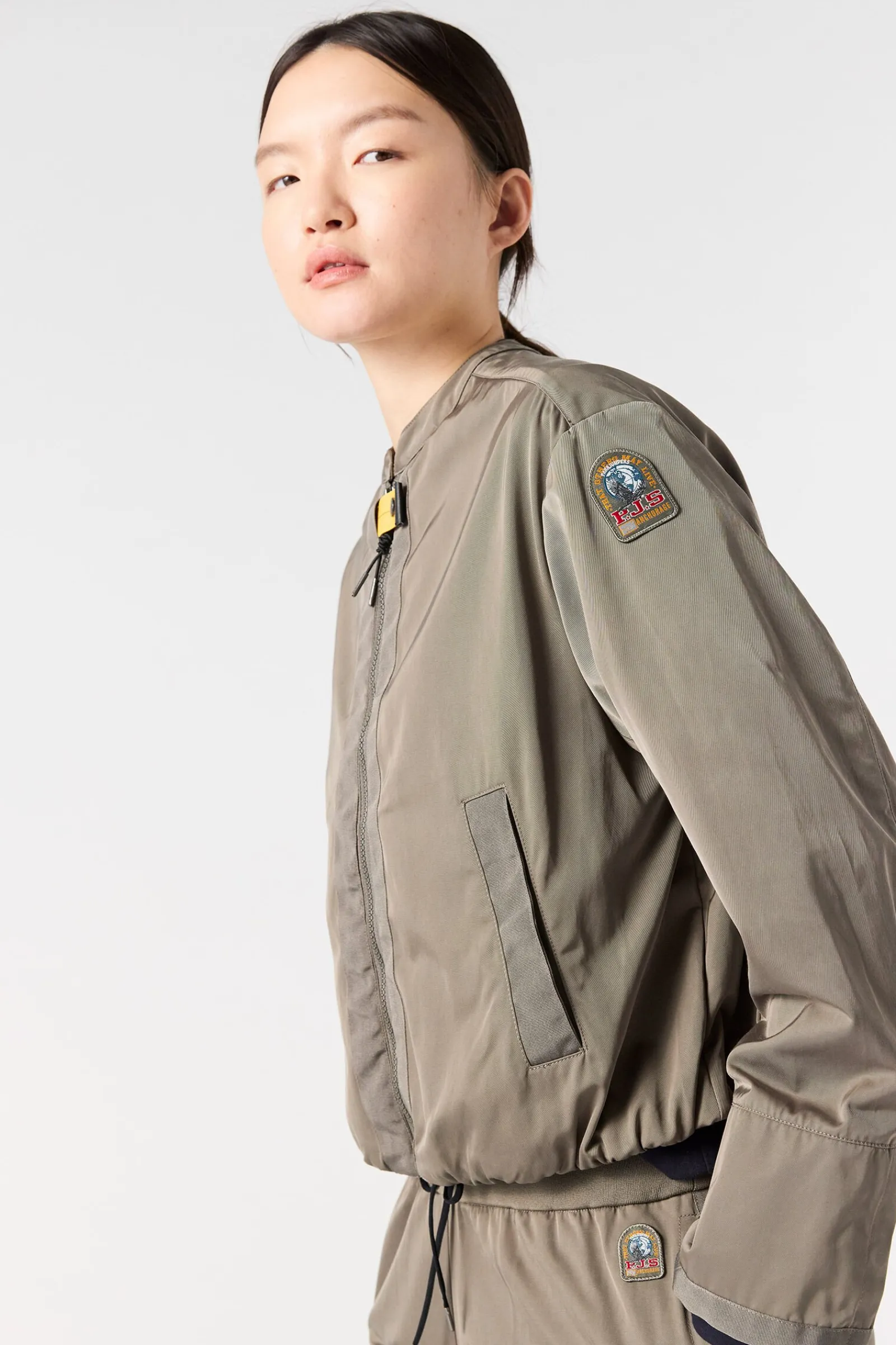 Parajumpers Jasjes-FUWA - JACK MET VOLLEDIGE RITS OLIVE GREY