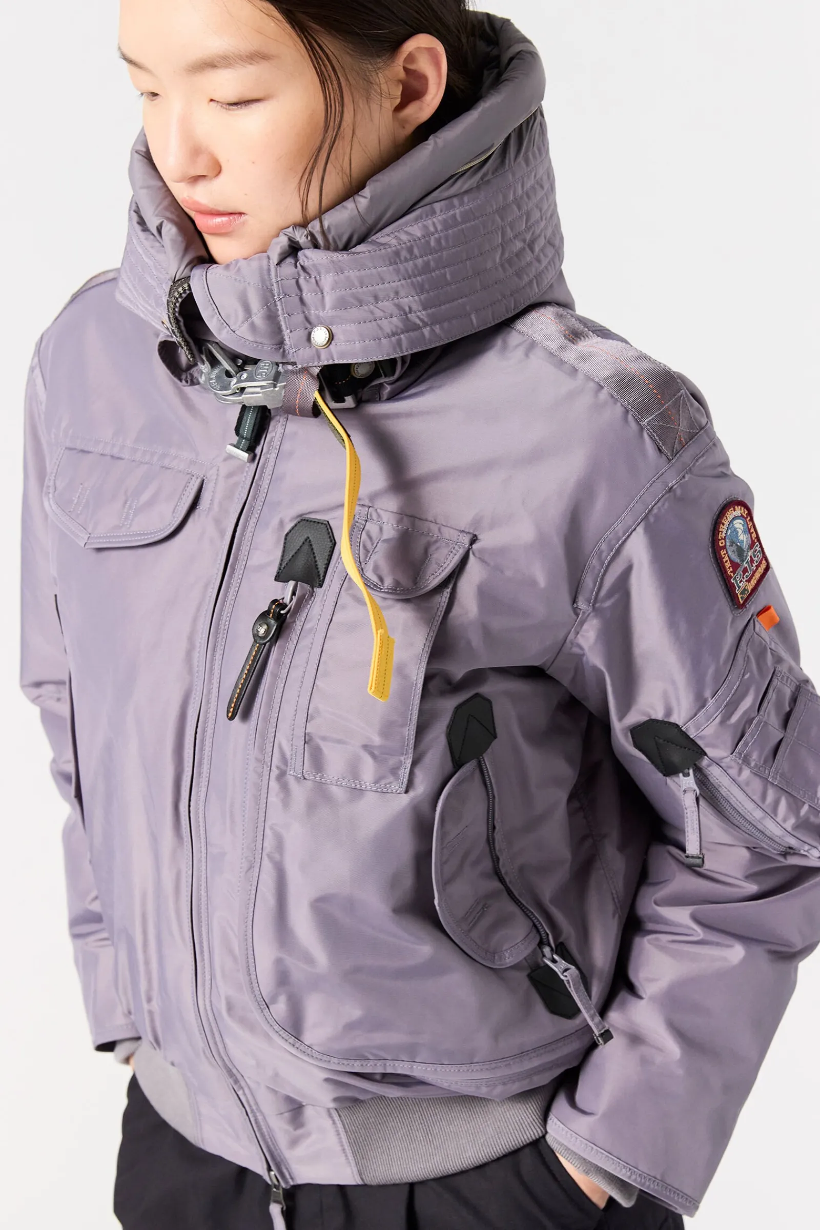 Parajumpers Bomberjacken|Jasjes-GOBI - BOMBERJACK MET CAPUCHON ICE FLOW