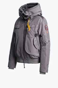 Parajumpers Bomberjacken|Jasjes-GOBI - BOMBERJACK MET CAPUCHON RABBIT GREY