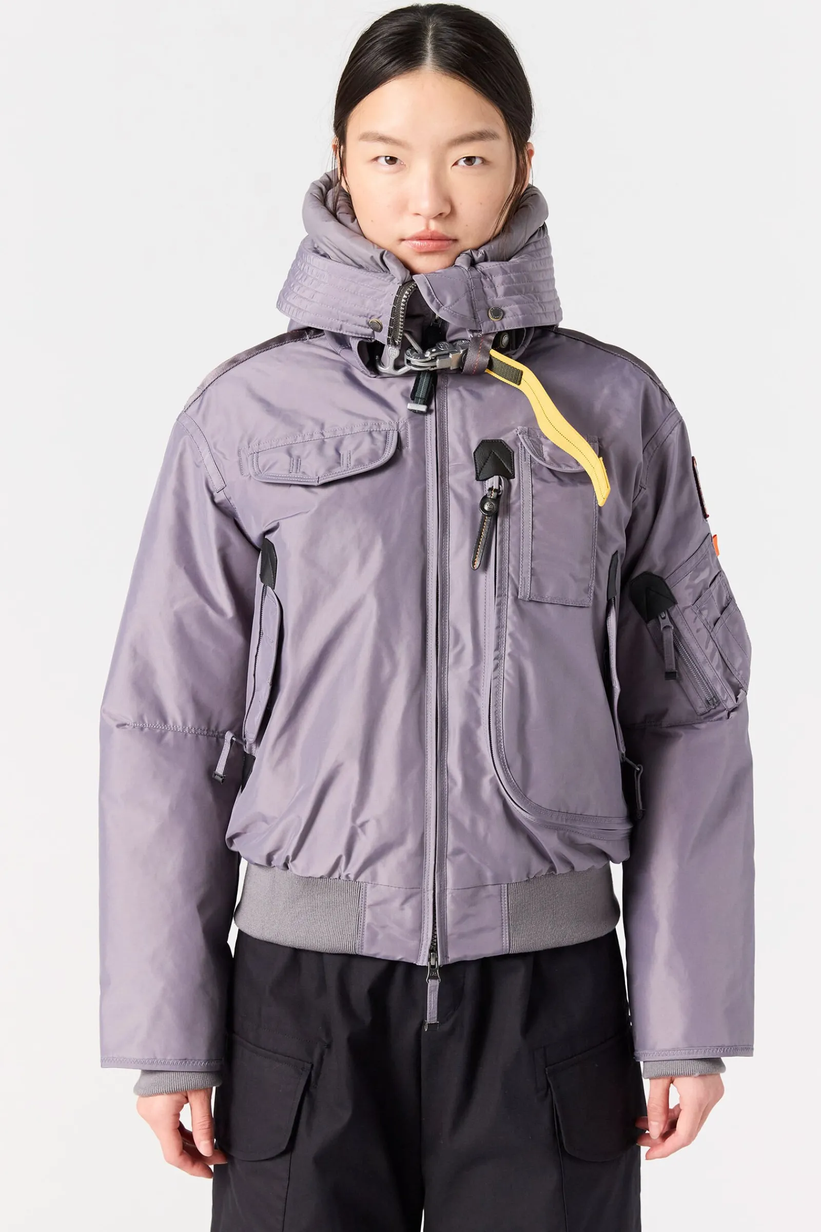 Parajumpers Bomberjacken|Jasjes-GOBI - BOMBERJACK MET CAPUCHON RABBIT GREY