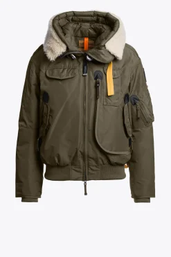 Parajumpers Bomberjacken|Jasjes-GOBI S. - BOMBERJACK MET CAPUCHON OLIVE GREY