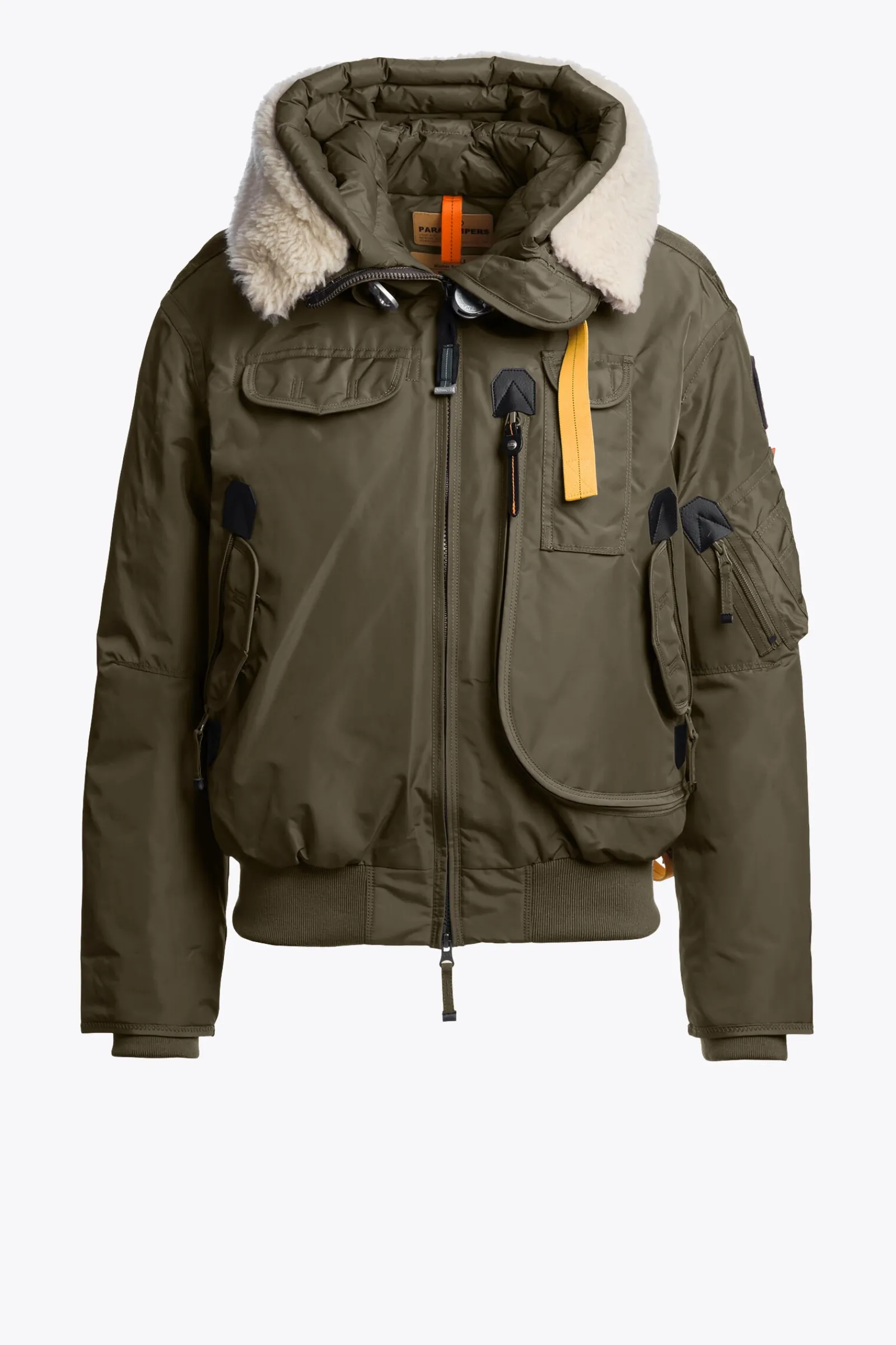 Parajumpers Bomberjacken|Jasjes-GOBI S. - BOMBERJACK MET CAPUCHON OLIVE GREY