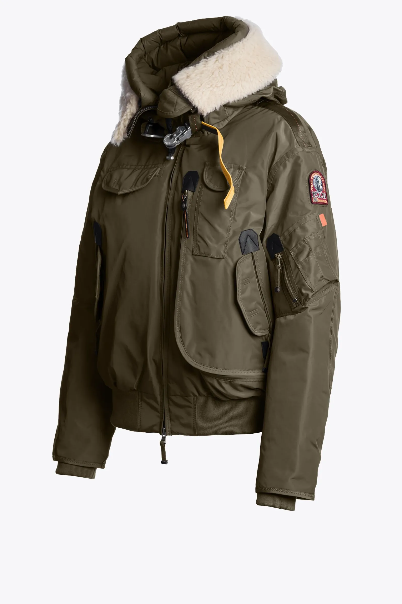 Parajumpers Bomberjacken|Jasjes-GOBI S. - BOMBERJACK MET CAPUCHON OLIVE GREY