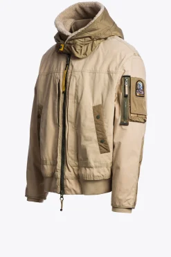 Parajumpers Bomberjacken|Donsjassen-GOLD B. - BOMBERJACK MET CAPUCHON SUNKISSED-EARTH