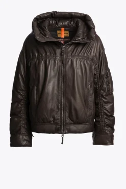 Parajumpers Leren Jasjes|Jasjes-GRACIA - LEREN JAS CHESTNUT