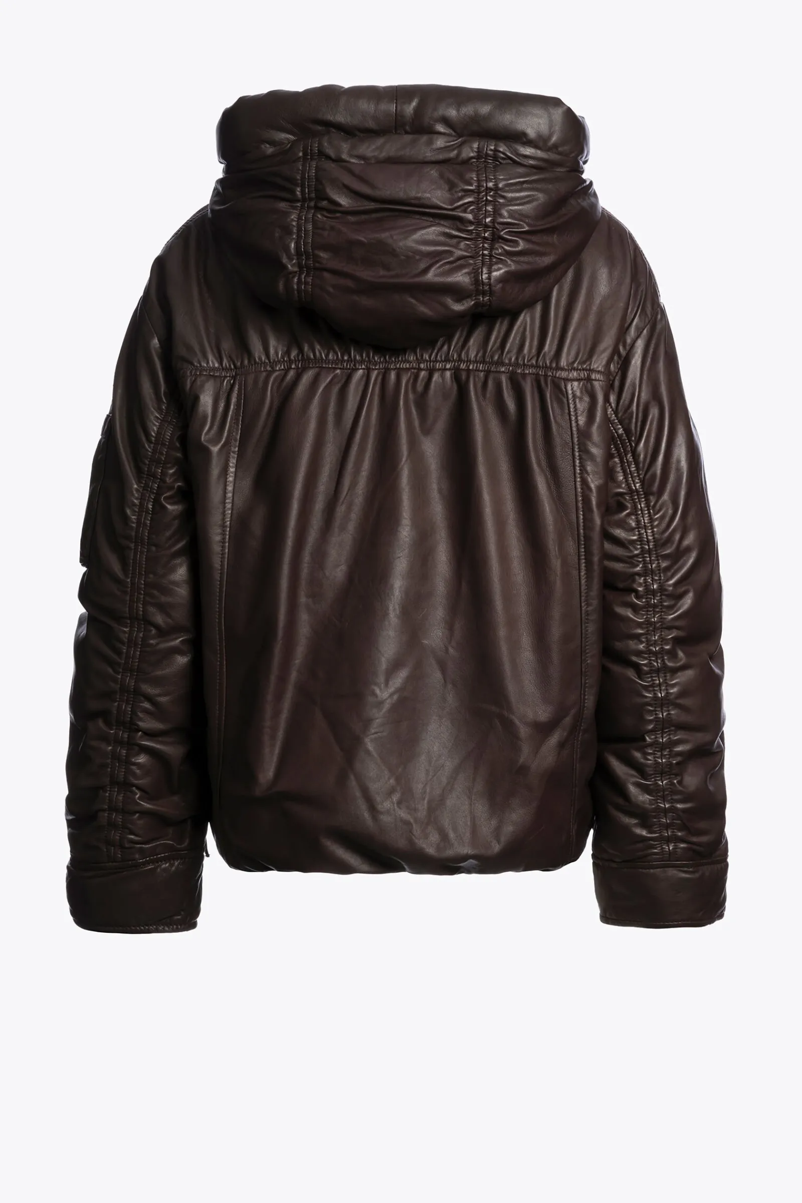 Parajumpers Leren Jasjes|Jasjes-GRACIA - LEREN JAS CHESTNUT