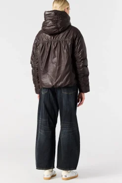 Parajumpers Leren Jasjes|Jasjes-GRACIA - LEREN JAS CHESTNUT