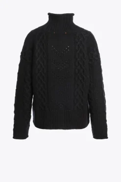 Parajumpers Breikleding-GYPSY - SWEATER MET COL BLACK