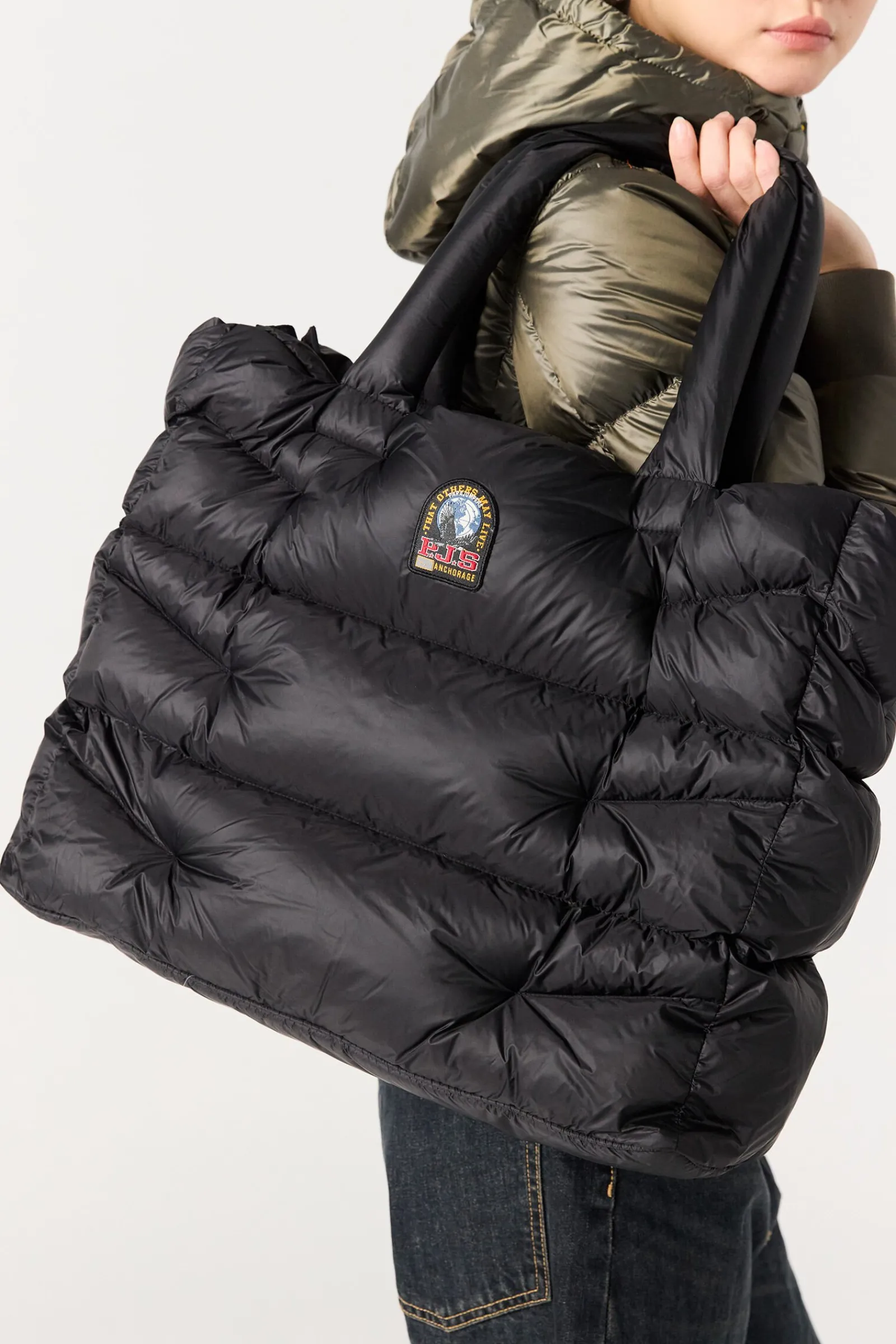 Parajumpers Tassen En Rugzakken|Tassen En Rugzakken-HOLLYWOOD - TAS MET HANDVATTEN BLACK