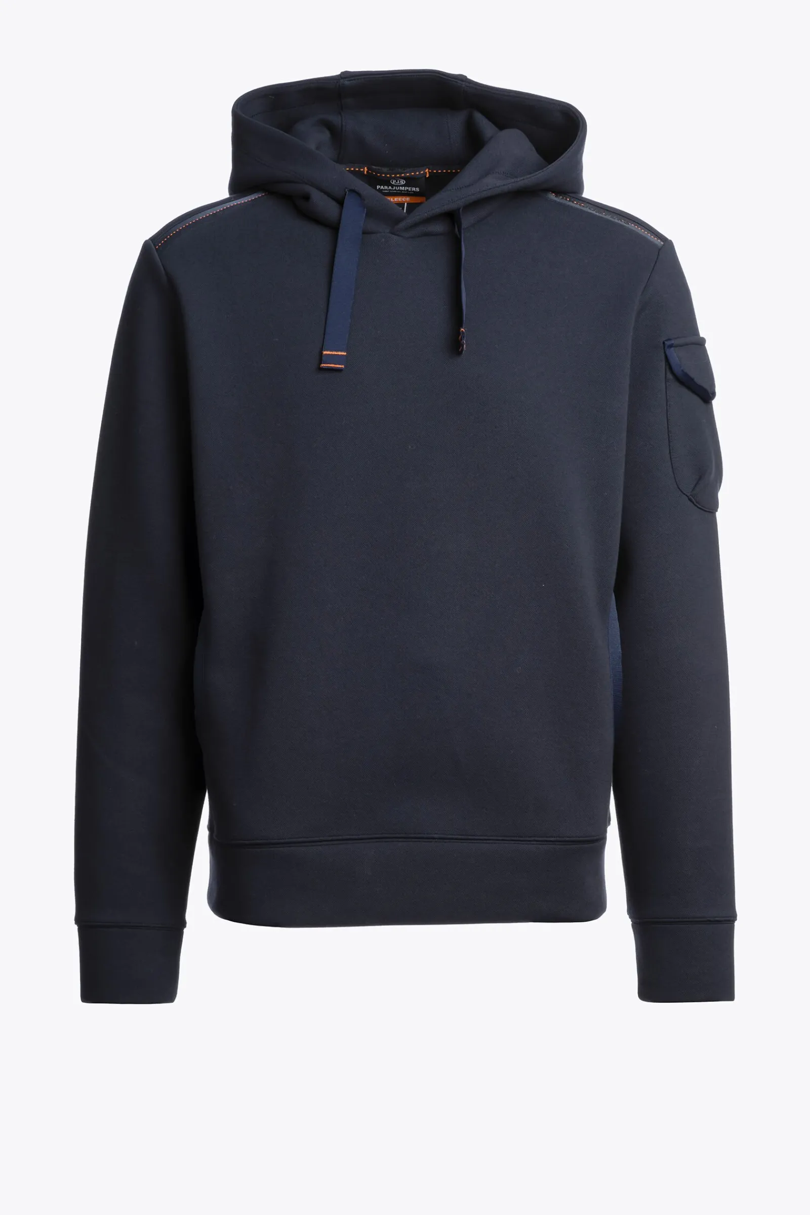 Parajumpers Sweaters-IKE - FLEECE SWEATER MET CAPUCHON BLUE NAVY