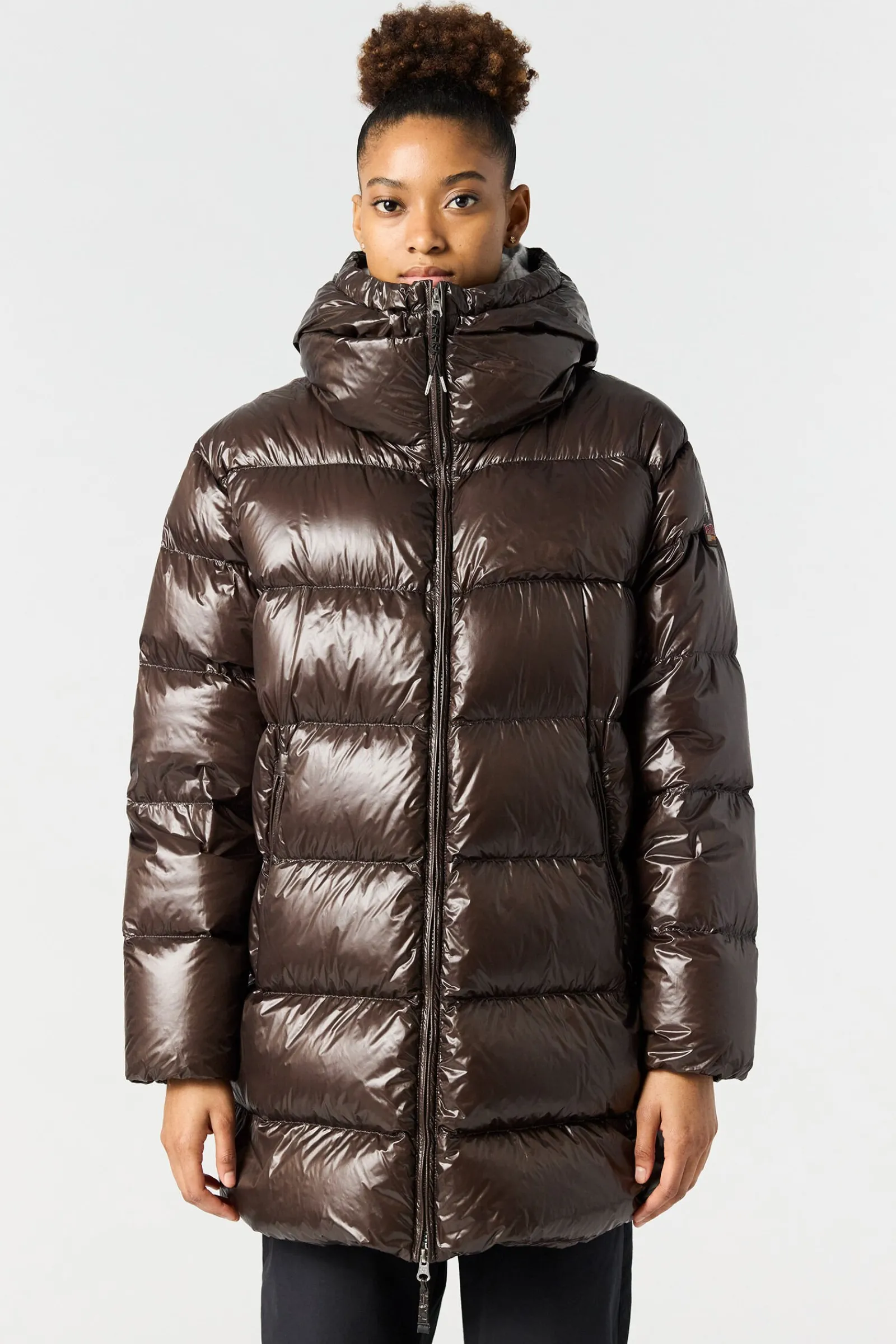 Parajumpers Donsjassen-IVONNE - LANGE DONSJAS BLACK