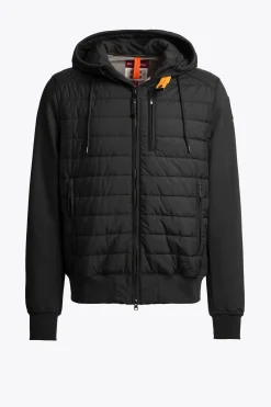 Parajumpers Hybrids-IVOR - HYBRIDE SWEAT BLACK