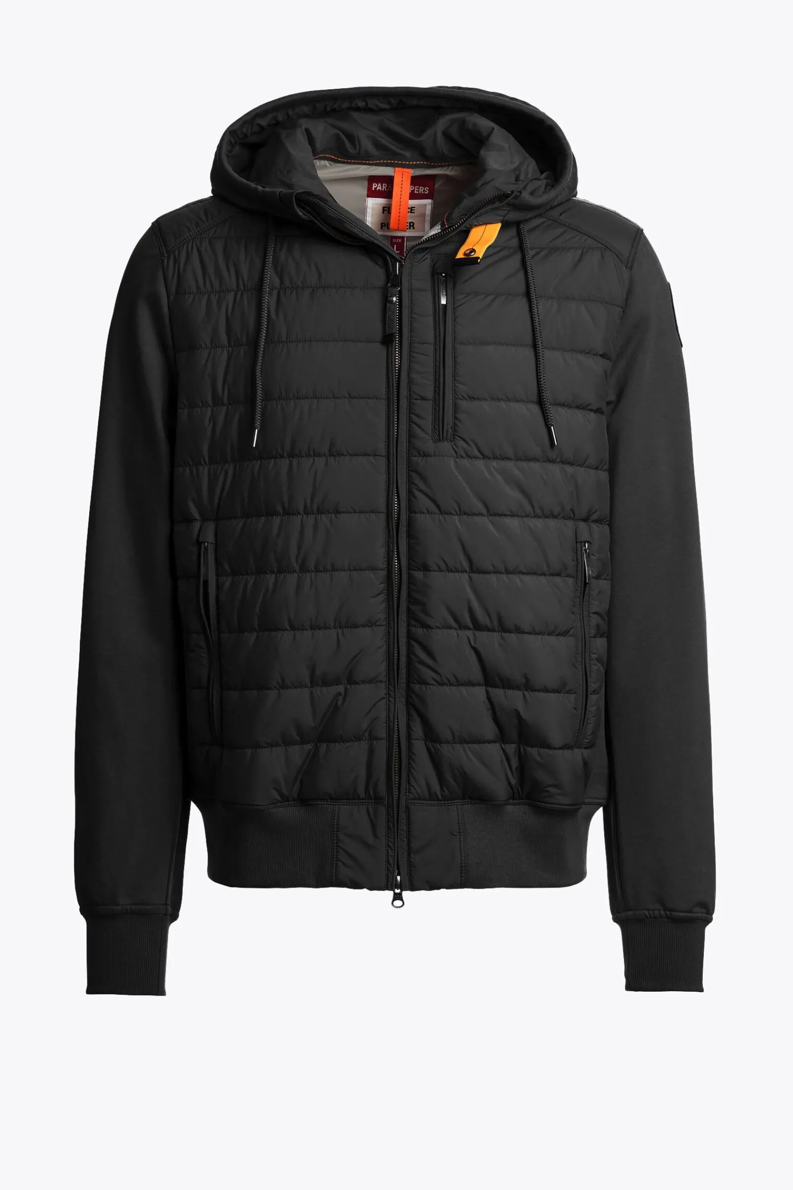 Parajumpers Hybrids-IVOR - HYBRIDE SWEAT BLACK