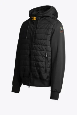 Parajumpers Hybrids-IVOR - HYBRIDE SWEAT BLACK
