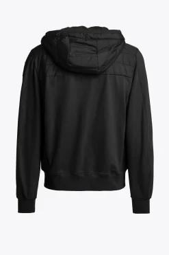 Parajumpers Hybrids-IVOR - HYBRIDE SWEAT BLACK