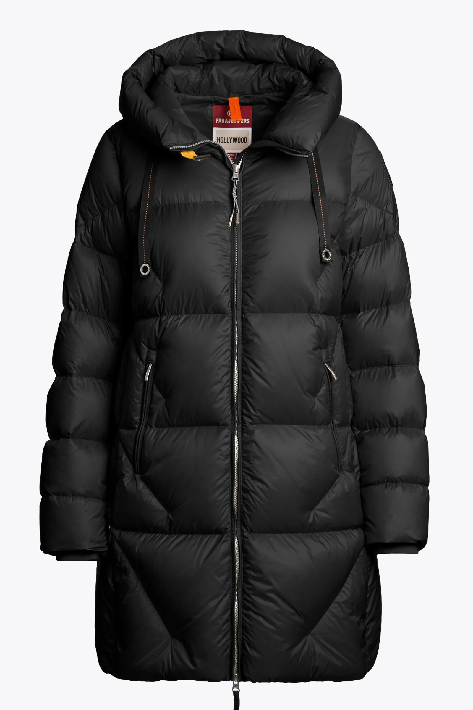 Parajumpers Donsjassen-JANET - DONSJACK MET CAPUCHON BLACK