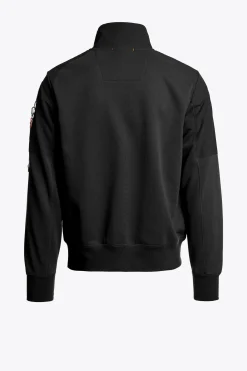 Parajumpers Sweaters-JANGO - FLEECE MET VOLLEDIGE RITS BLACK