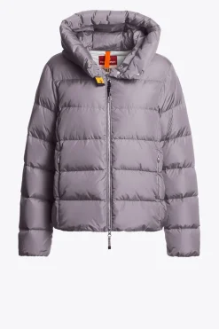 Parajumpers Donsjassen-JINNY - KORT DONSJACK RABBIT GREY