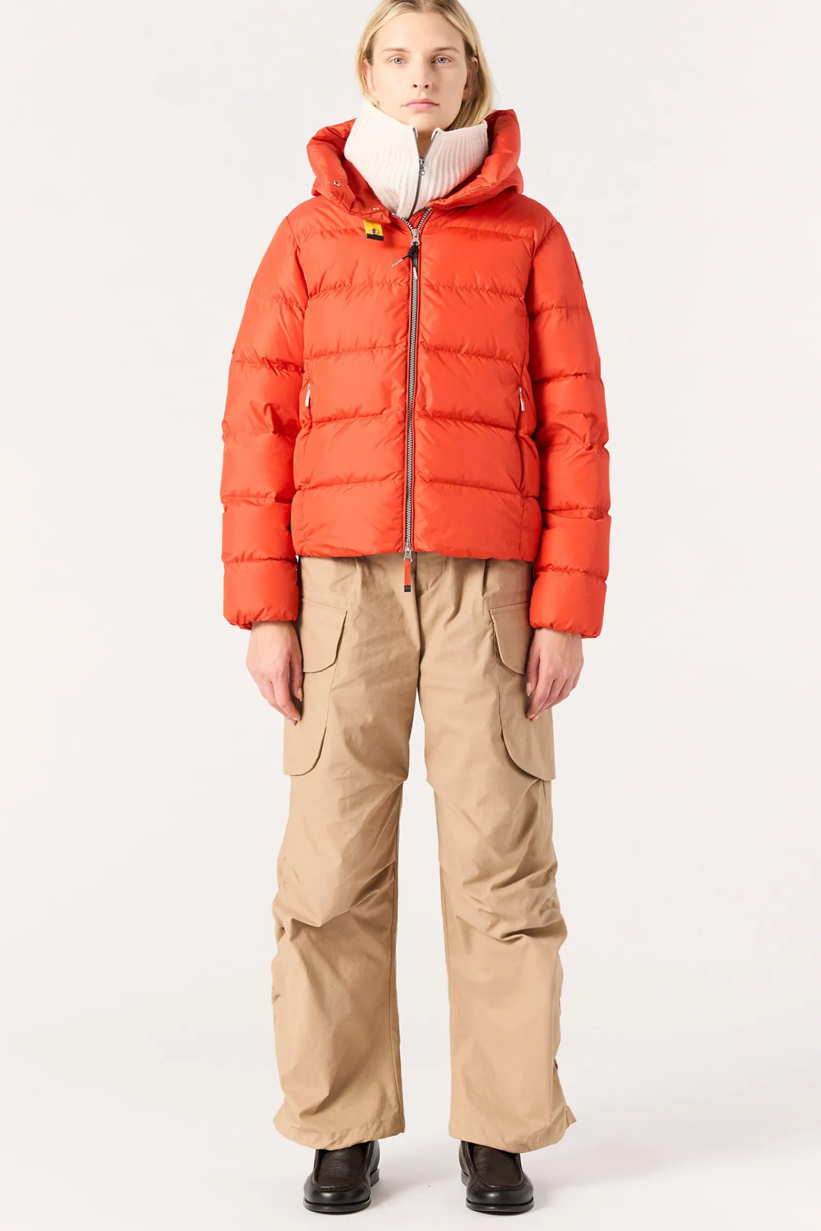 Parajumpers Donsjassen-JINNY - KORT DONSJACK RABBIT GREY