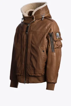 Parajumpers Bomberjacken|Jasjes-JULIUS SPECIAL - LEREN BOMBERJACK CLAY
