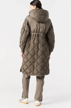 Parajumpers Donsjassen|Parka-KAGURA - LANGE DONSJAS OLIVE GREY