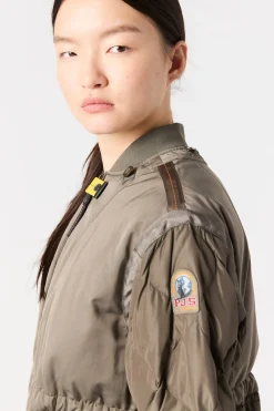 Parajumpers Donsjassen|Parka-KAGURA - LANGE DONSJAS OLIVE GREY