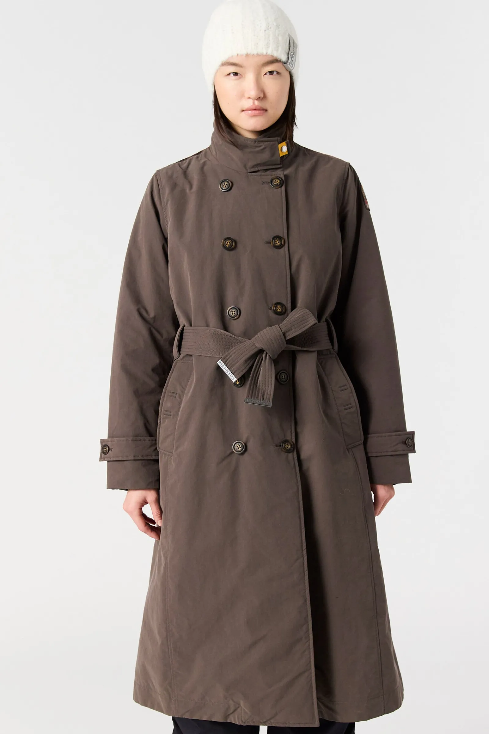 Parajumpers Jasjes-KASSY - TRENCHCOAT EARTH BROWN