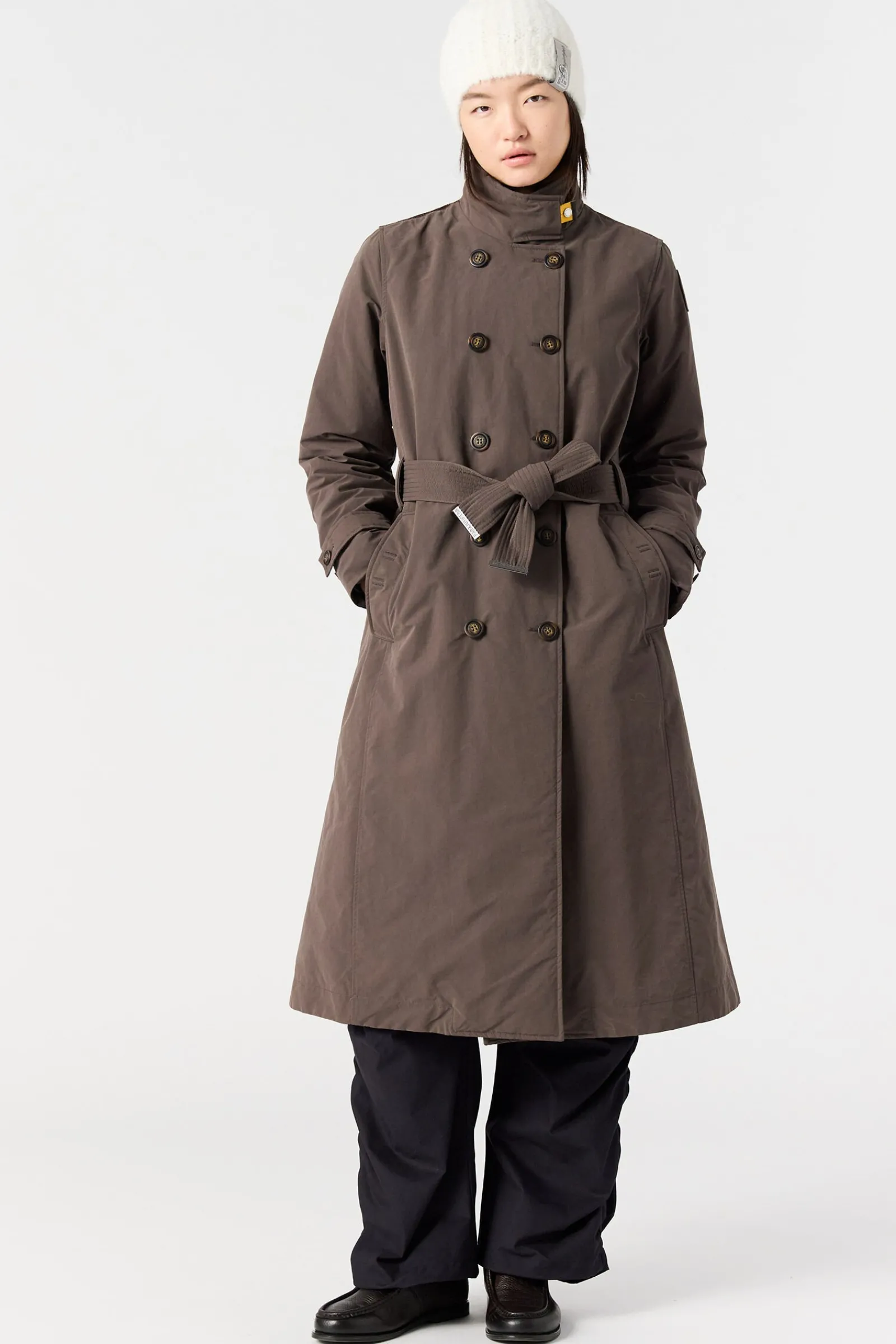 Parajumpers Jasjes-KASSY - TRENCHCOAT EARTH BROWN