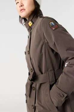 Parajumpers Jasjes-KASSY - TRENCHCOAT EARTH BROWN