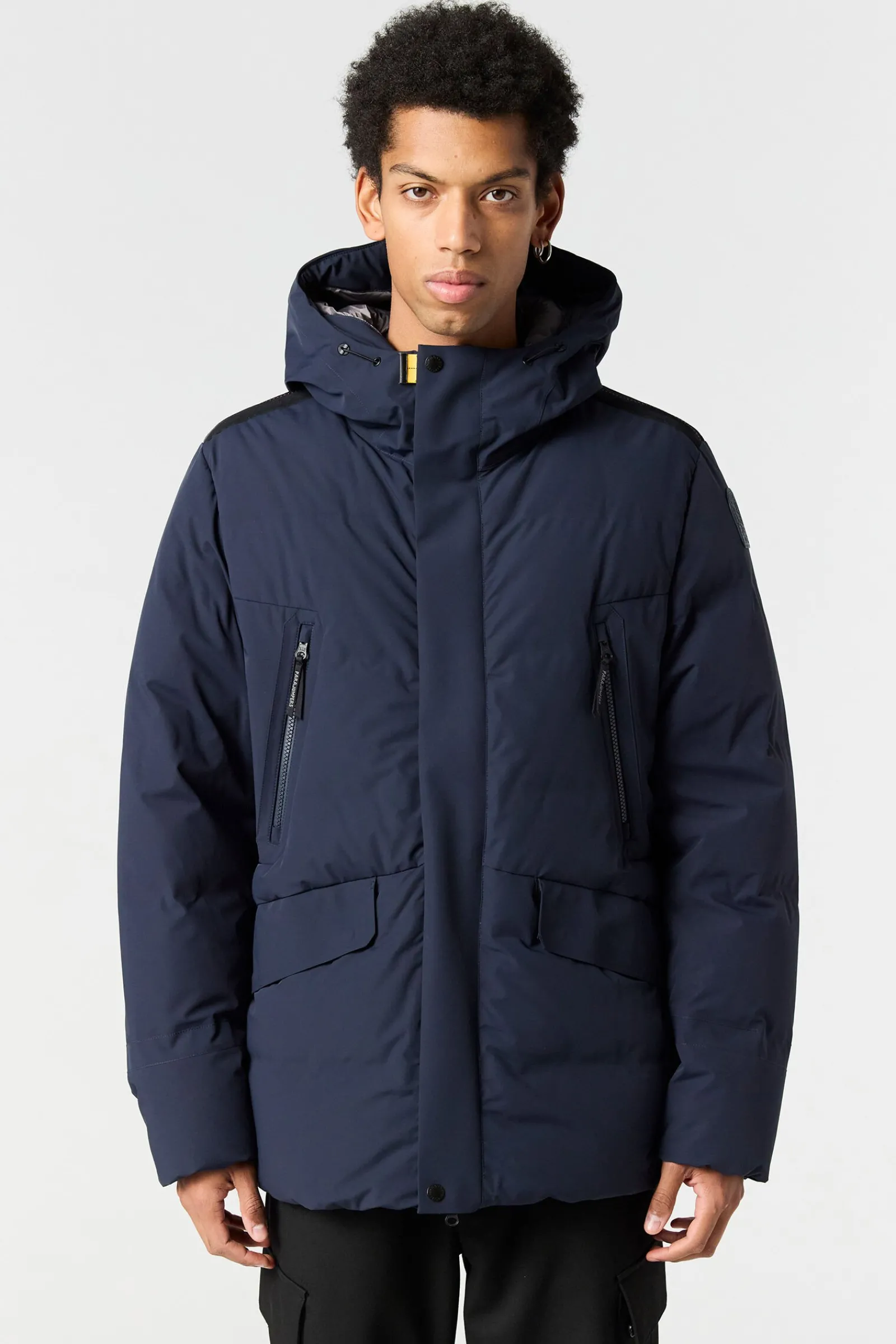 Parajumpers Regenjassen|Donsjassen-KAZU - JACK MET CAPUCHON BLUE NAVY