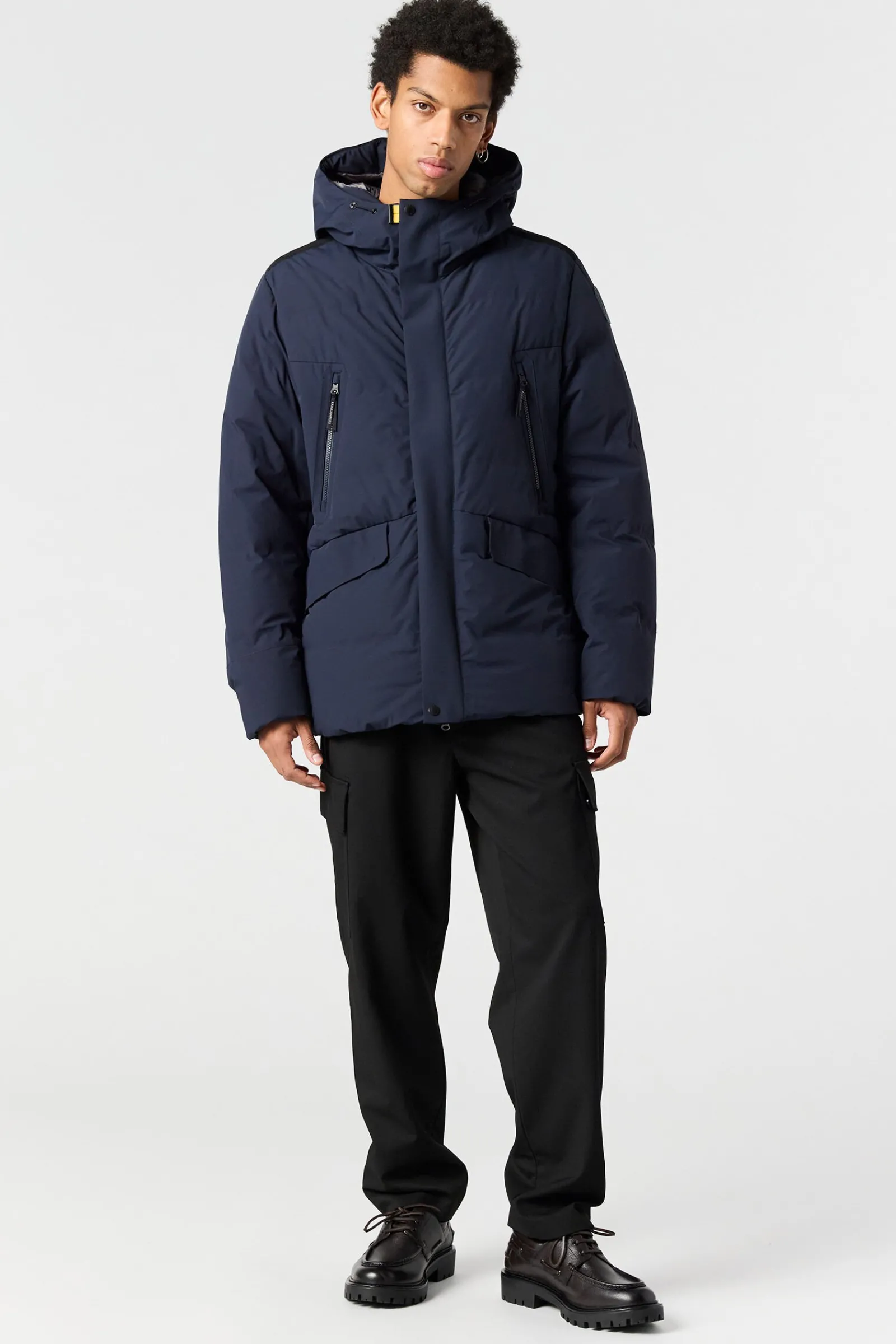 Parajumpers Regenjassen|Donsjassen-KAZU - JACK MET CAPUCHON BLUE NAVY
