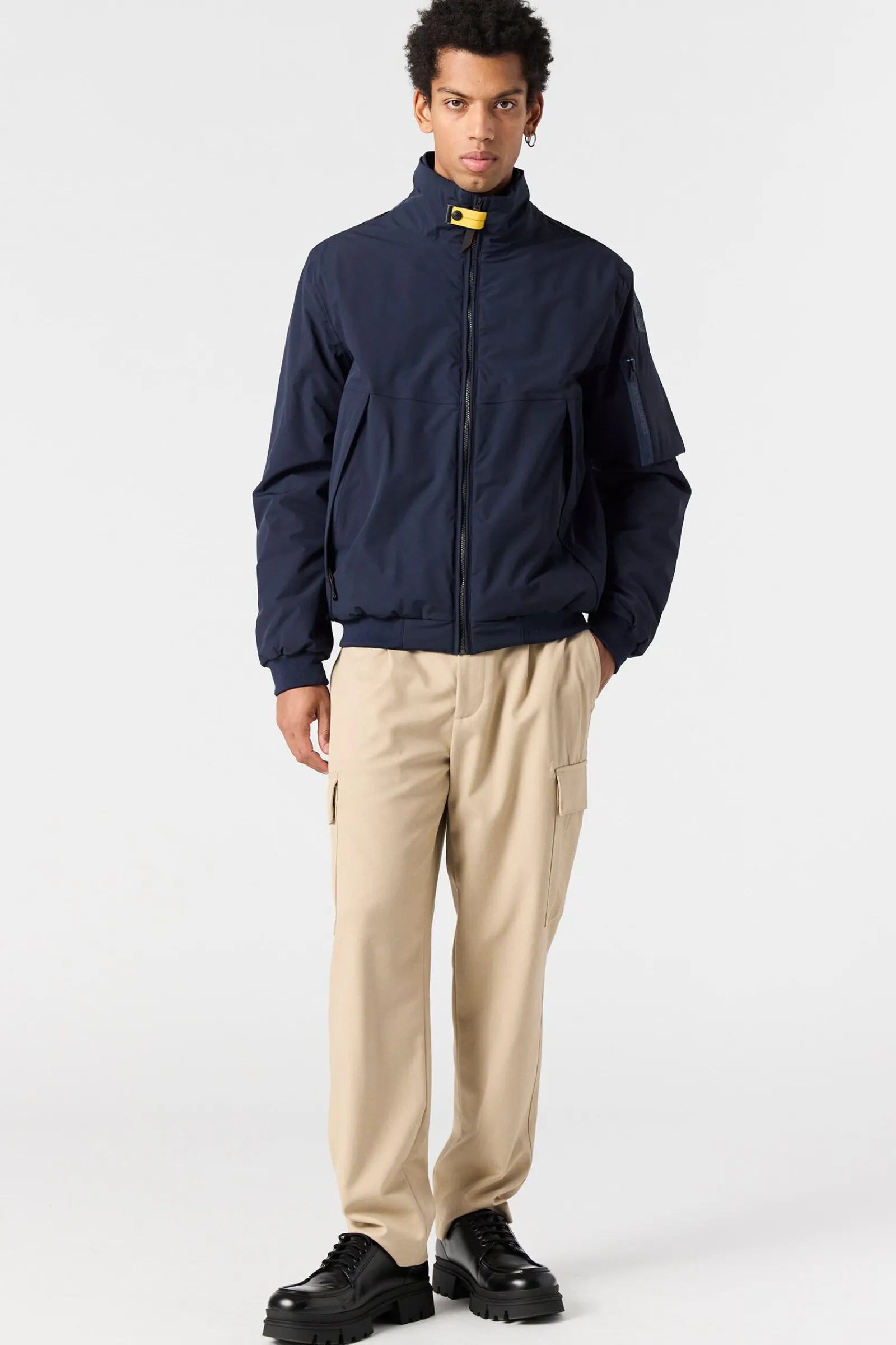 Parajumpers Bomberjacken|Jasjes-LIAD - GEWATTEERD BOMBERJACK BLUE NAVY