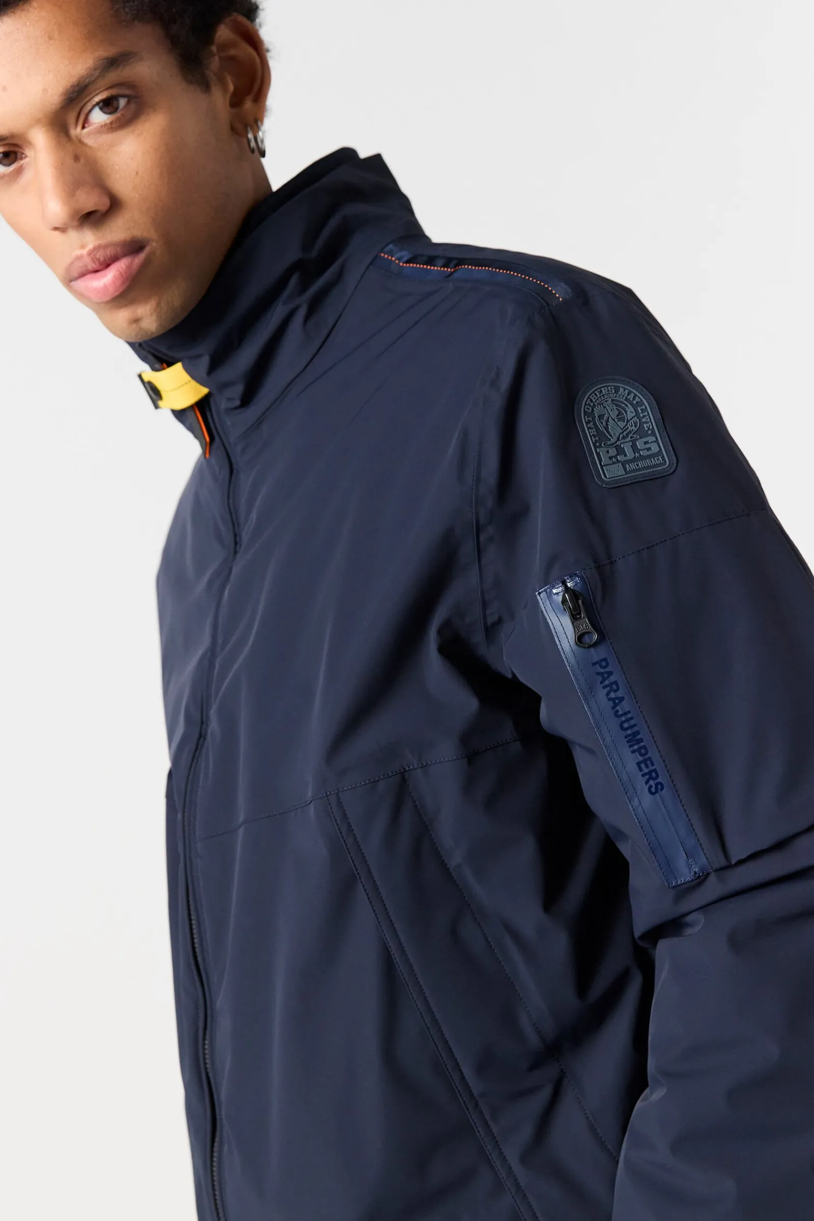Parajumpers Bomberjacken|Jasjes-LIAD - GEWATTEERD BOMBERJACK BLUE NAVY